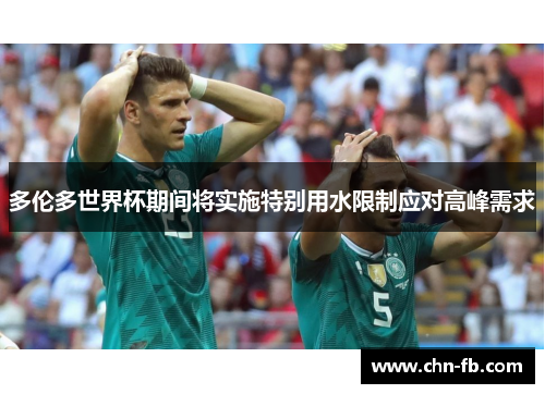 多伦多世界杯期间将实施特别用水限制应对高峰需求